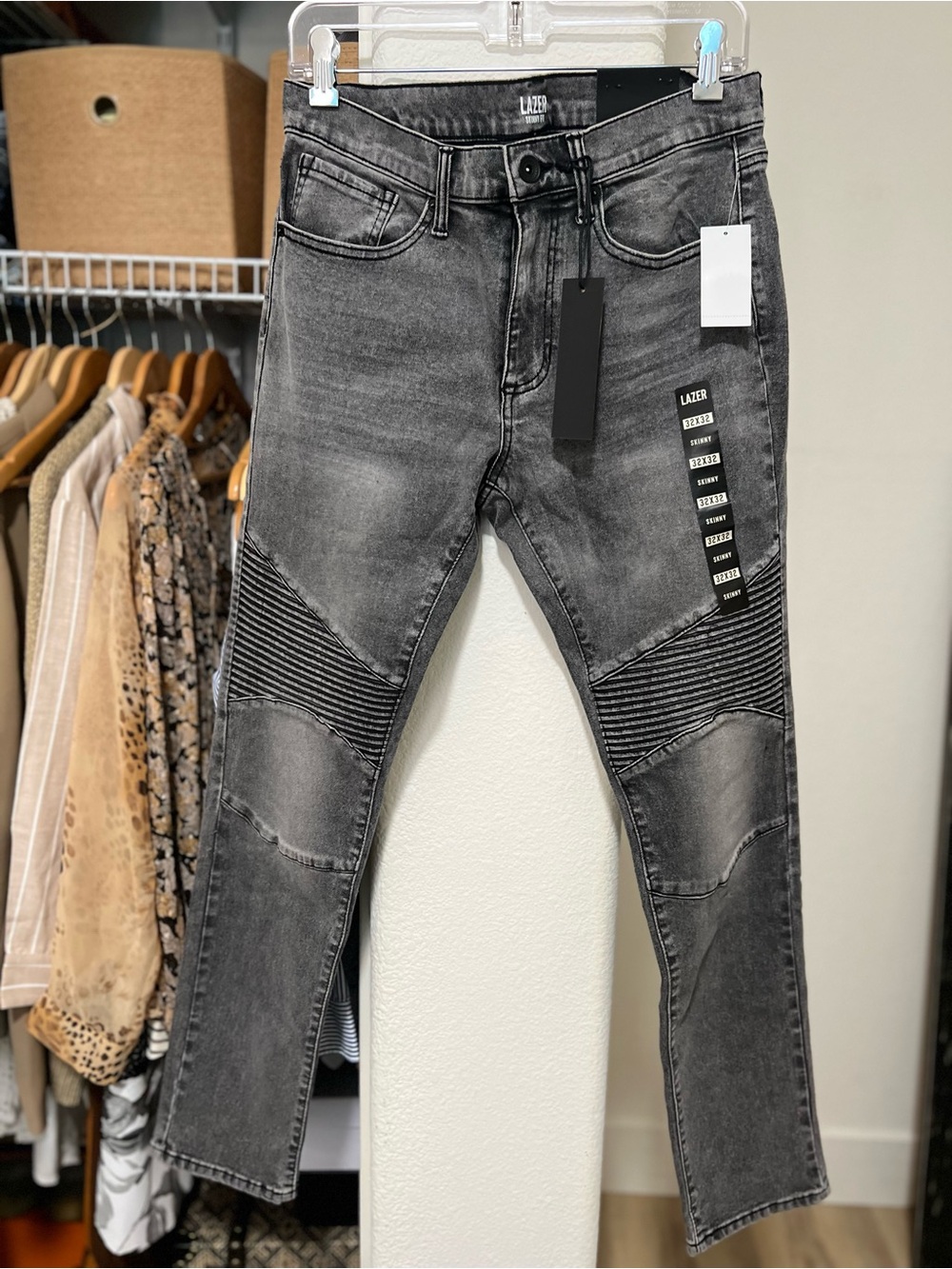 LAZER Men’s Skinny Jeans